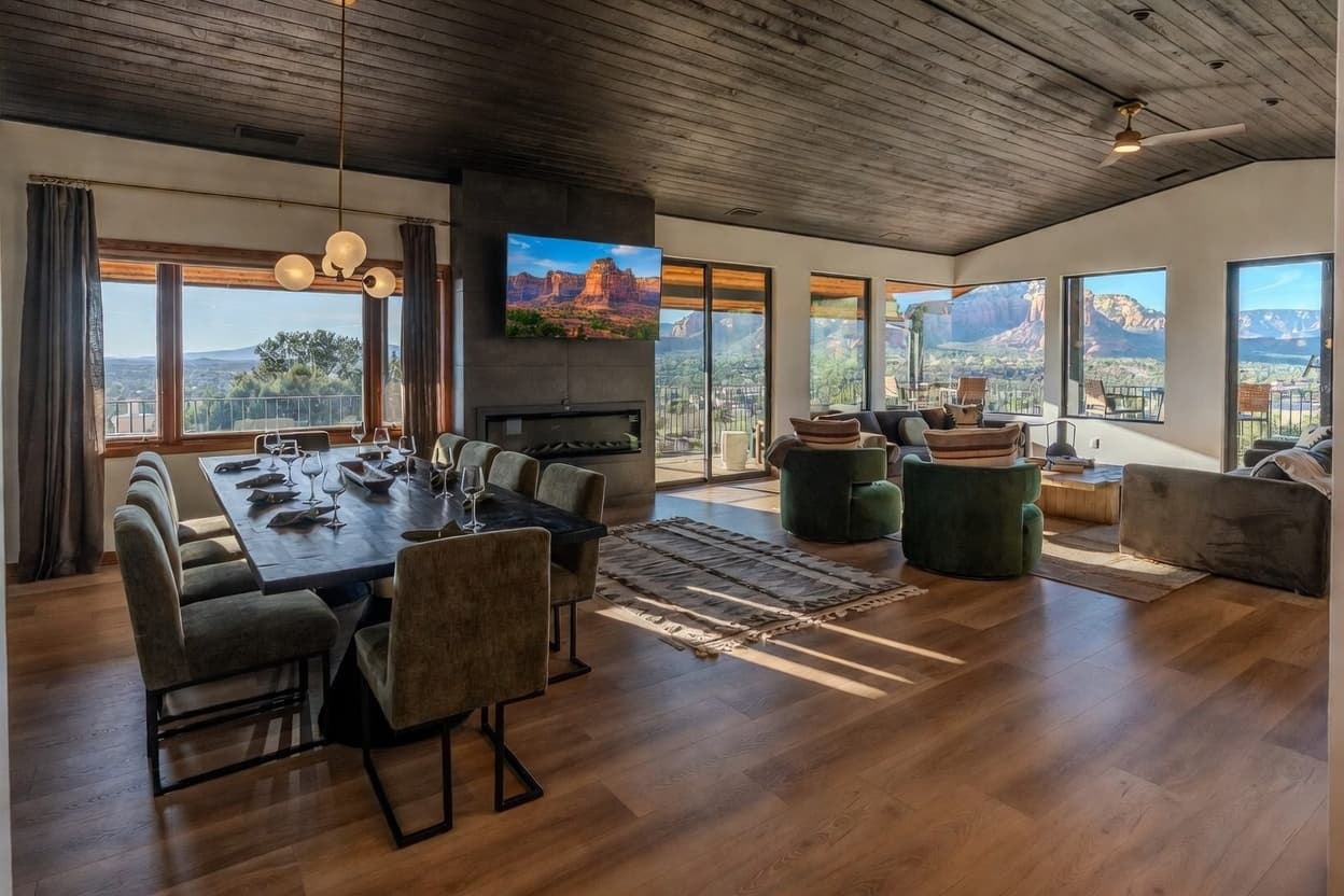 Wyatt Construction remodeled dining area